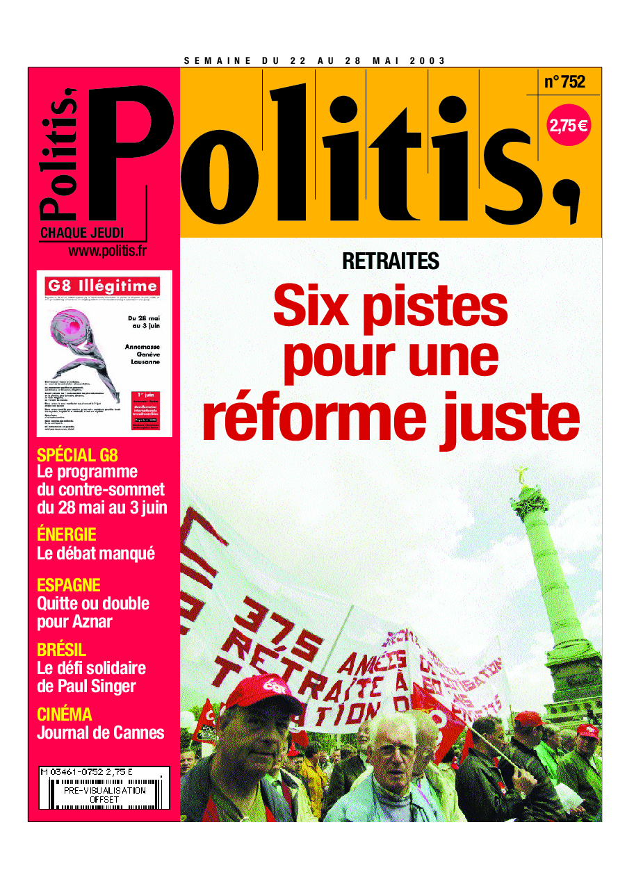 Six pistes pour une réforme juste