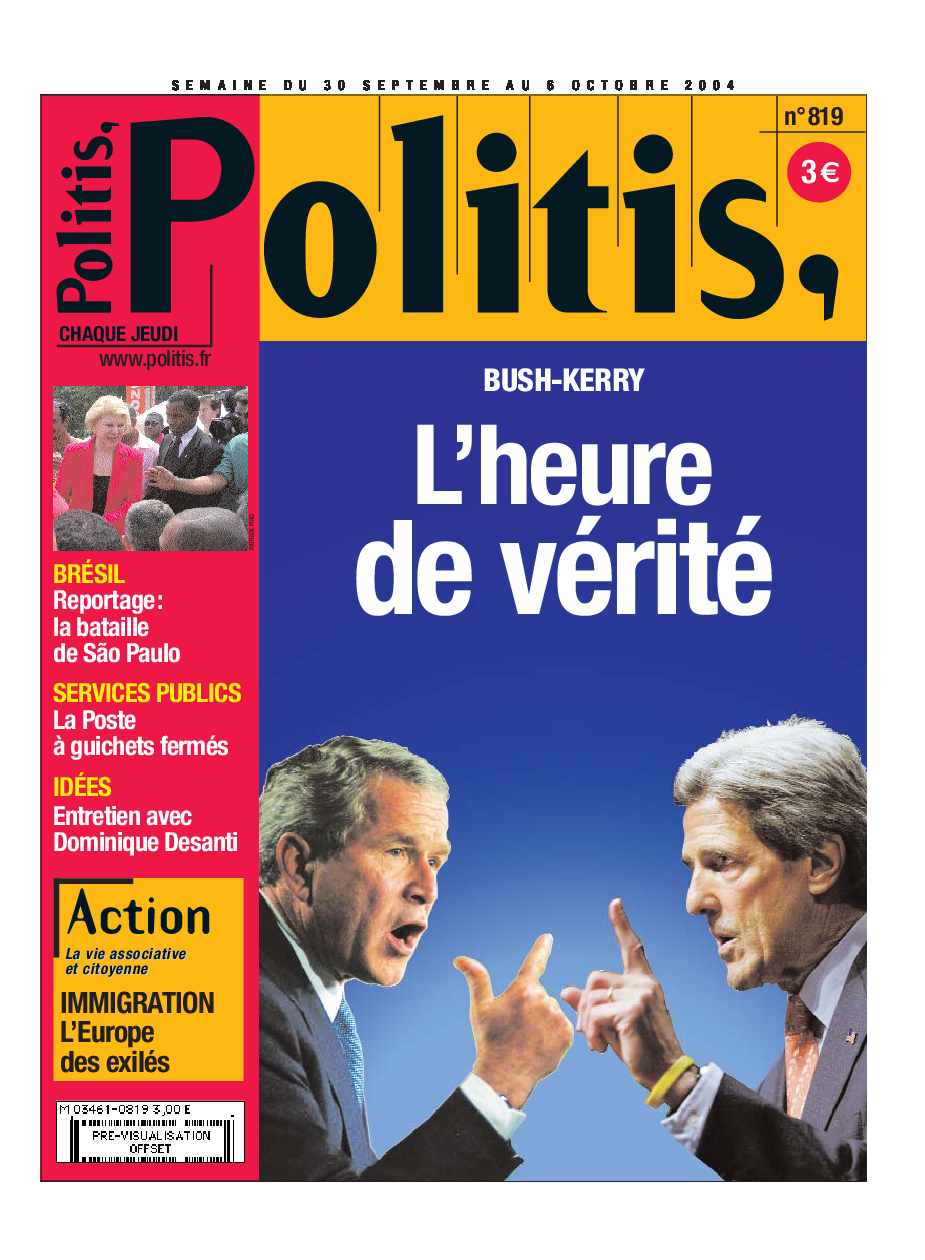 Bush-Kerry : L’heure de vérité