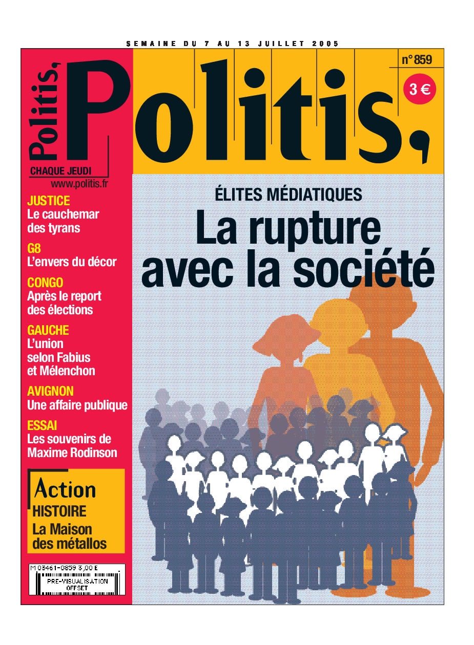 Elites médiatiques : La rupture avec la société