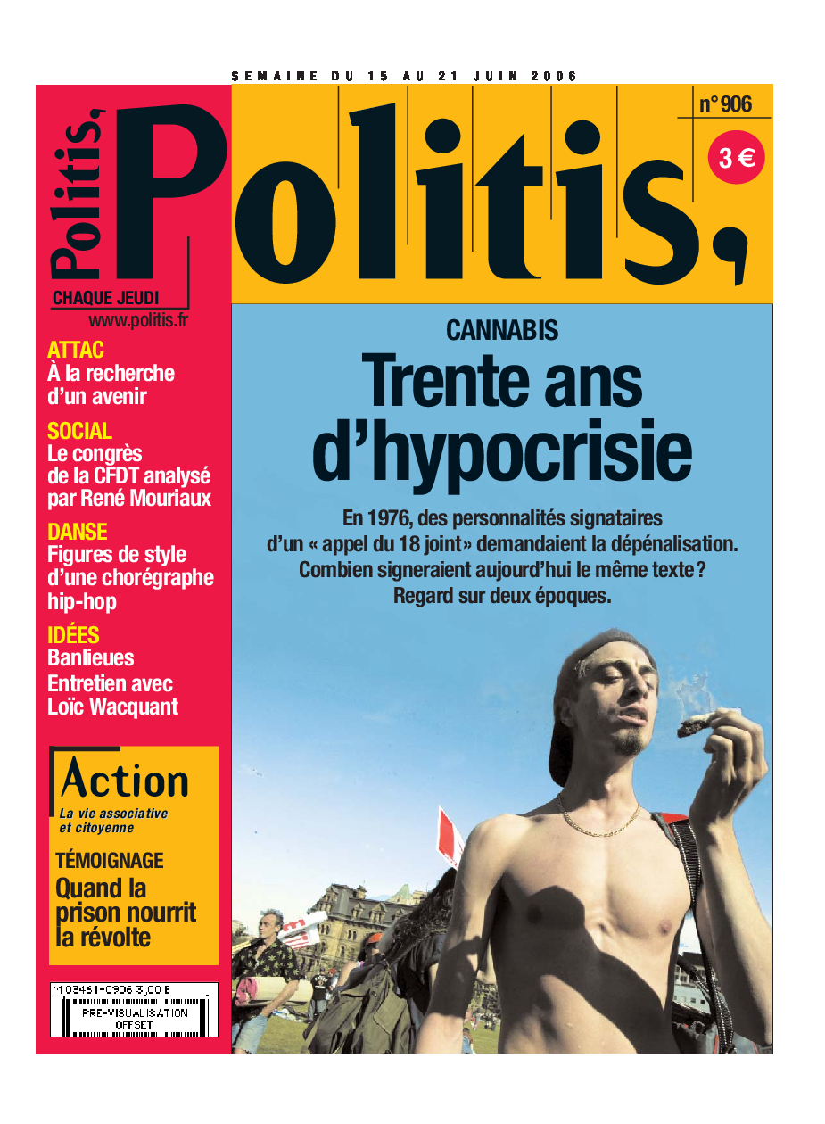 Cannabis : Trente ans d’hypocrisie