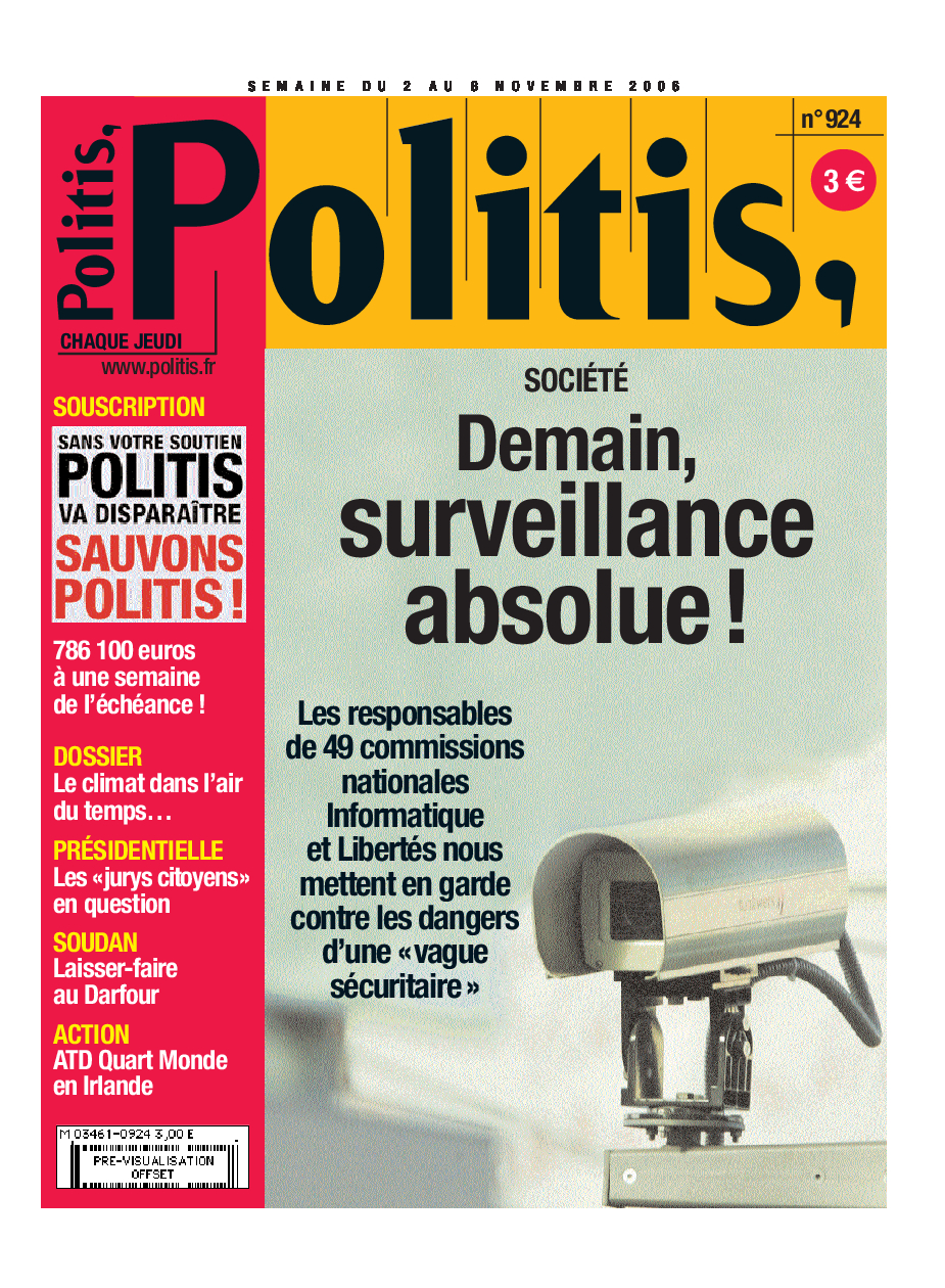 Demain, surveillance absolue !