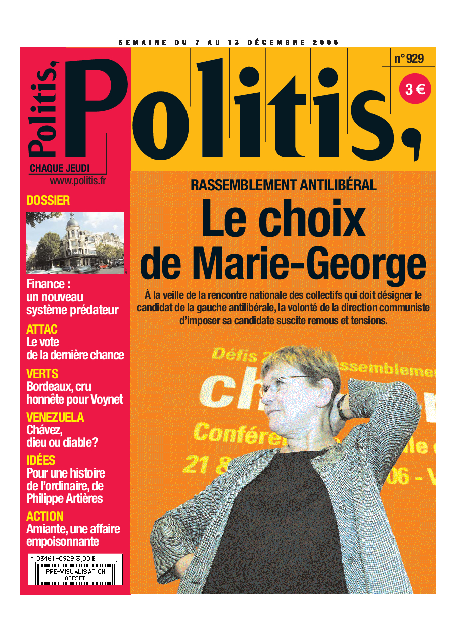 Le choix de Marie-George