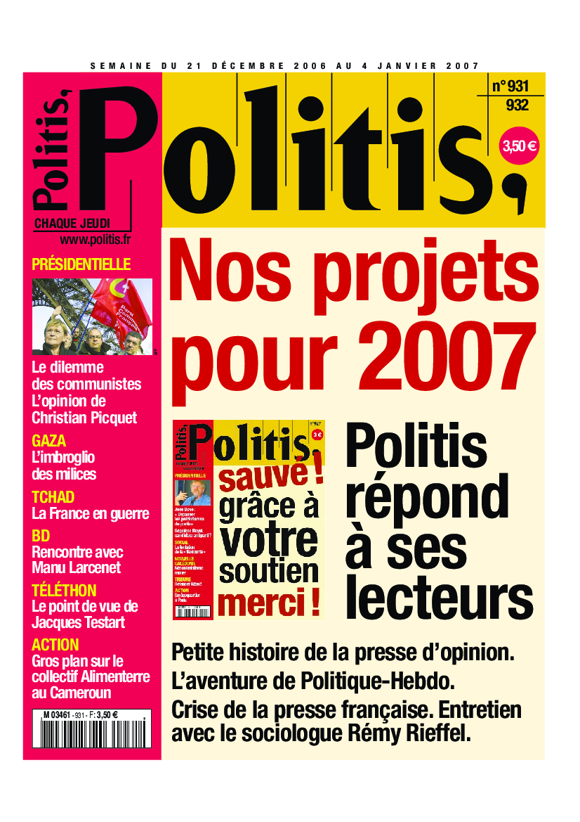 Nos projets pour 2007