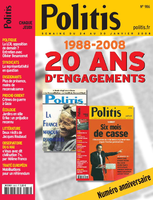 Politis, 20 ans d’engagements