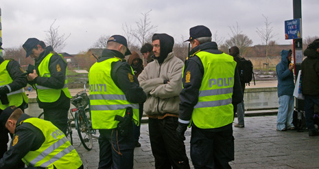 Illustration - Arrestations à gogo à Copenhague 