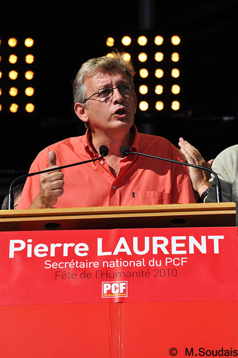 Grande scène de la Fête de l'Huma, le 12 septembre 2010.