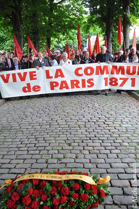 Montée au Mur des Fédérés, le 29 mai 2010