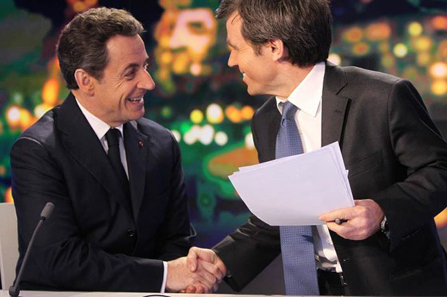 Illustration - Quand Sarkozy balance Pujadas... 