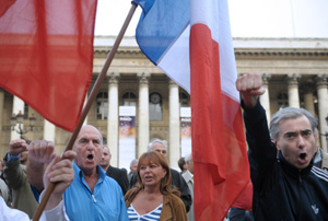 Rassemblement « contre l'offensive islamiste », le 4 septembre 2010 à Paris - AFP / Bertrand Langlois