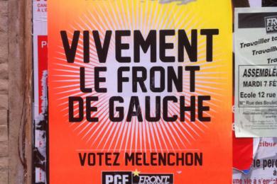Affiche de campagne : le PCF fait sa « révolution culturelle »