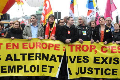 L’Europe sociale manifeste contre l’austérité