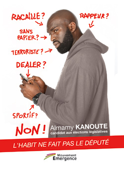 Illustration - Almamy Kanouté : candidat de la diversité des opinions 