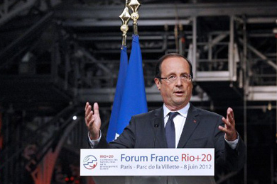 Rio + 20: Hollande craint l’échec et Nicolas Hulot se dit pessimiste
