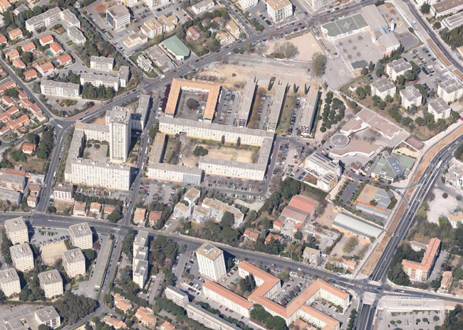 Quartier du Petit-Bard - Google map