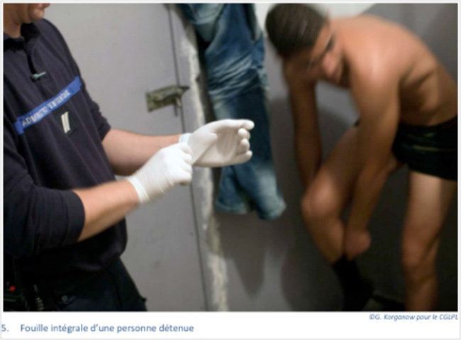 image issue du rapport 2012 du Controleur des lieux de détention