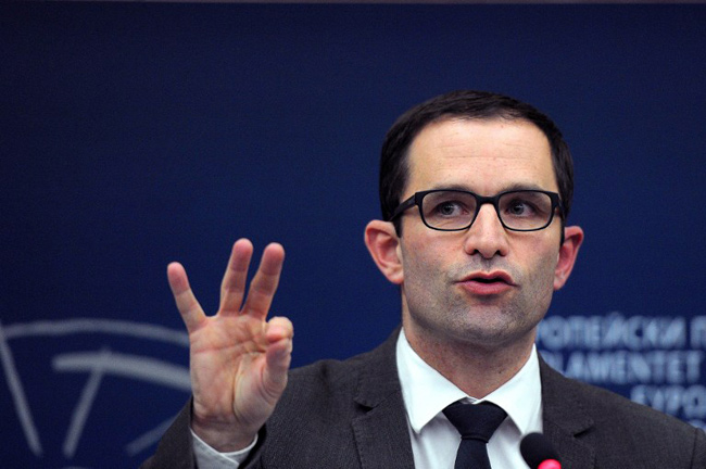 Benoît Hamon, le 12 mars 2013 à Strasbourg.