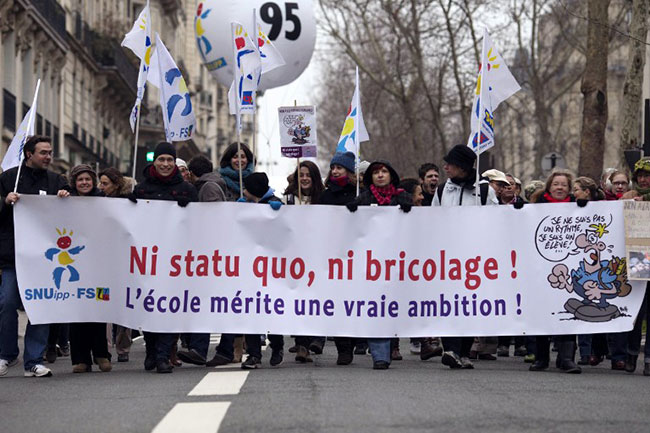 Manifestation contre la réforme, Paris, 12 février 2013 