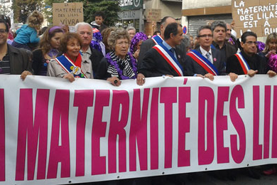 La Maternité des Lilas de nouveau dans la rue