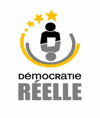 Le logo de «Démocratie réelle» 