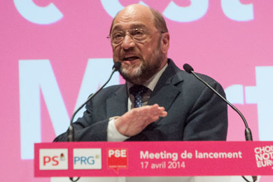 A Paris, Martin Schulz (PSE) a fait son « discours du Bourget »