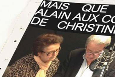 Alain Delon déclare sa flamme à Christine Boutin