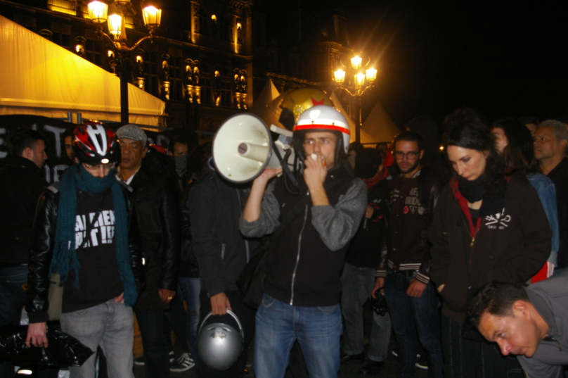 Illustration - Mort de Rémi Fraisse: une bien modeste manifestation à Paris mercredi soir