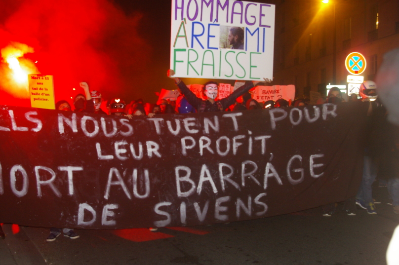 Illustration - Mort de Rémi Fraisse: une bien modeste manifestation à Paris mercredi soir