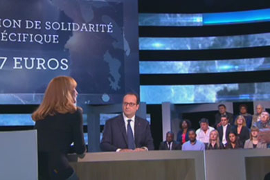 Hollande à la télé: ses principales déclarations