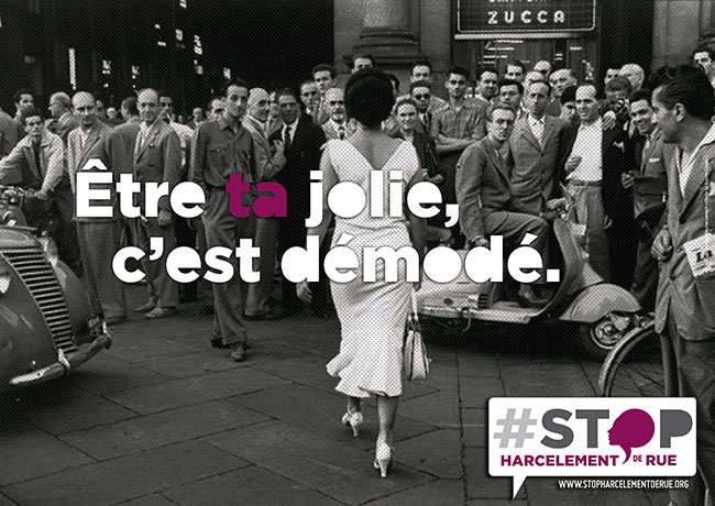Illustration - Harcèlement dans l’espace public : la France à la traîne - Visuel du collectif Stop harcèlement de rue.
