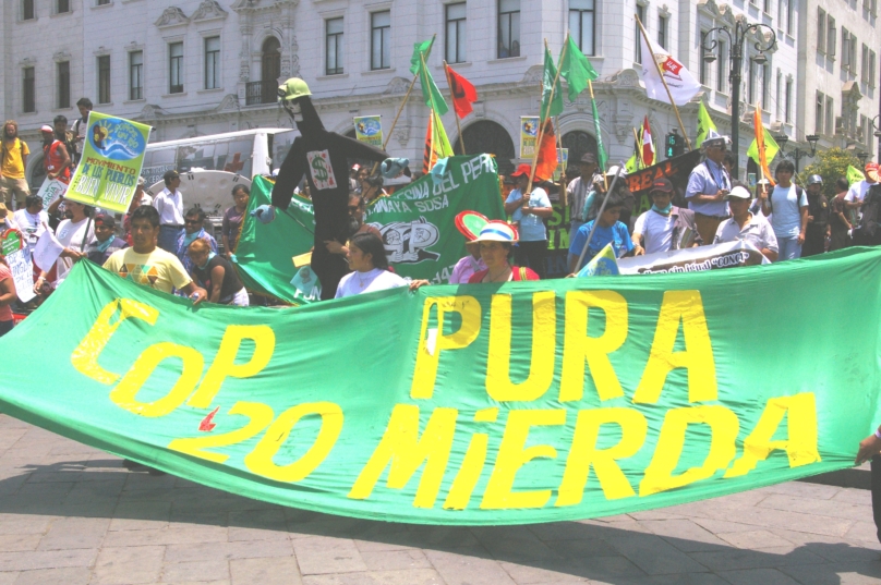 Illustration - Compte à rebours du climat. En direct de Lima (06) Une marche paysanne et indienne impressionnante. Récit et photos