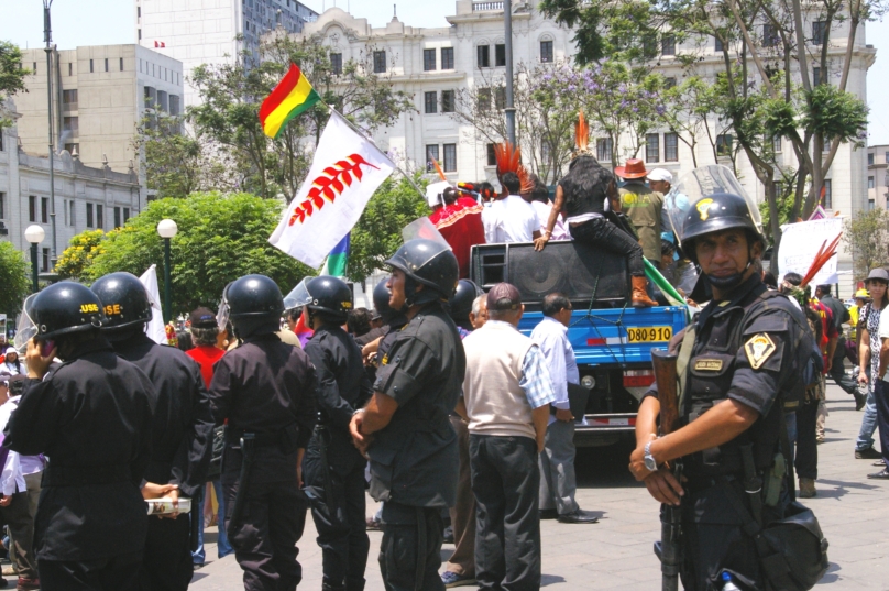 Illustration - Compte à rebours du climat. En direct de Lima (06) Une marche paysanne et indienne impressionnante. Récit et photos