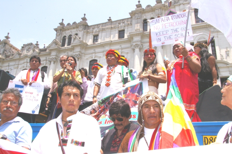 Illustration - Compte à rebours du climat. En direct de Lima (06) Une marche paysanne et indienne impressionnante. Récit et photos