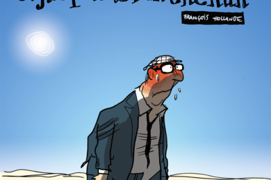 Le dessin de la semaine : Hollande et houellebecq