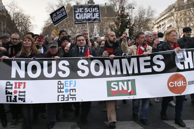 La présence d’« ennemis de la liberté », dimanche, ne passe pas