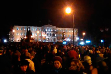 Nombreuses manifestations de soutien au gouvernement grec