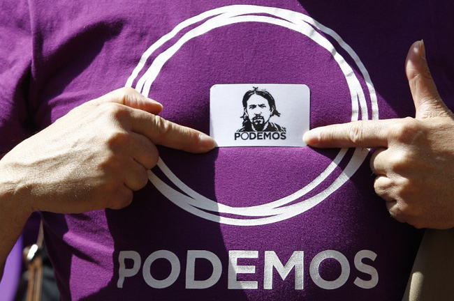 Illustration - VIDEO. La gauche française peut-elle imiter Podemos ? - QUIQUE GARCIA / AFP