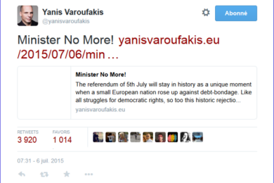 « Coup » d’État en Grèce : Varoufakis remplacé par un… eurosceptique !