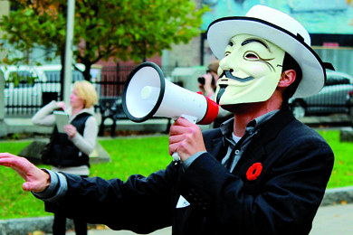 Cyberactivisme : sous le masque d’Anonymous, l’extrême droite