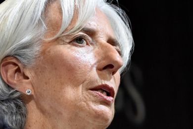 Christine Lagarde juge «nécessaire» une restructuration de la dette grecque