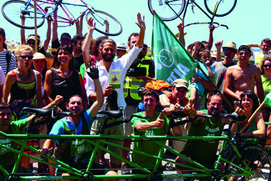 Alternatiba : Un contre-la-montre festif et engagé