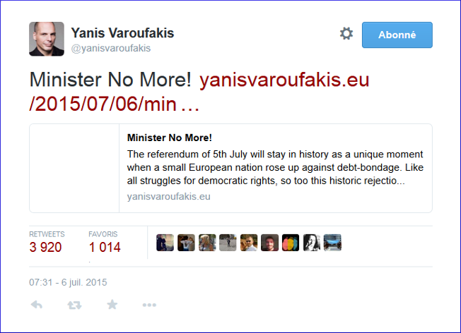 Illustration - "Coup" d'État en Grèce : Varoufakis remplacé par un... eurosceptique ! 