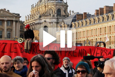 VIDEO. Quand « l’ultra-gauche » débarque devant le château de Versailles