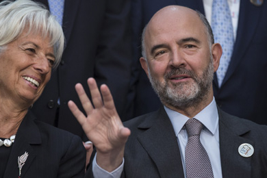 Pierre Moscovici pas contre une coalition droite-gauche en France