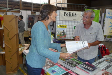 Politis au 28ème salon Horizon Vert de Villeneuve sur Lot