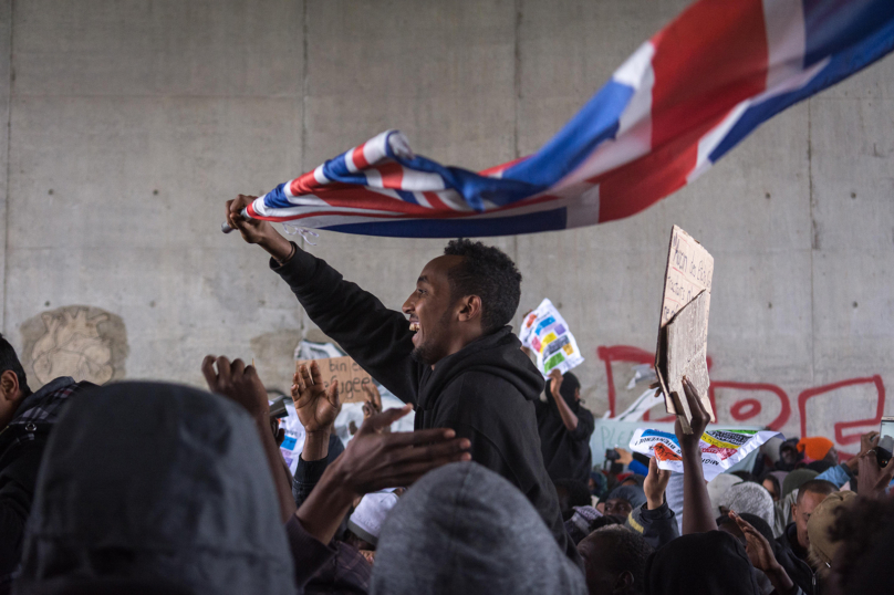 Manifestants refoulés à Calais