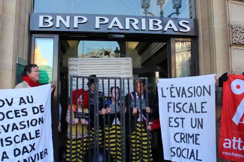 Attac contre la BNP, « la banque d’un monde qui change »