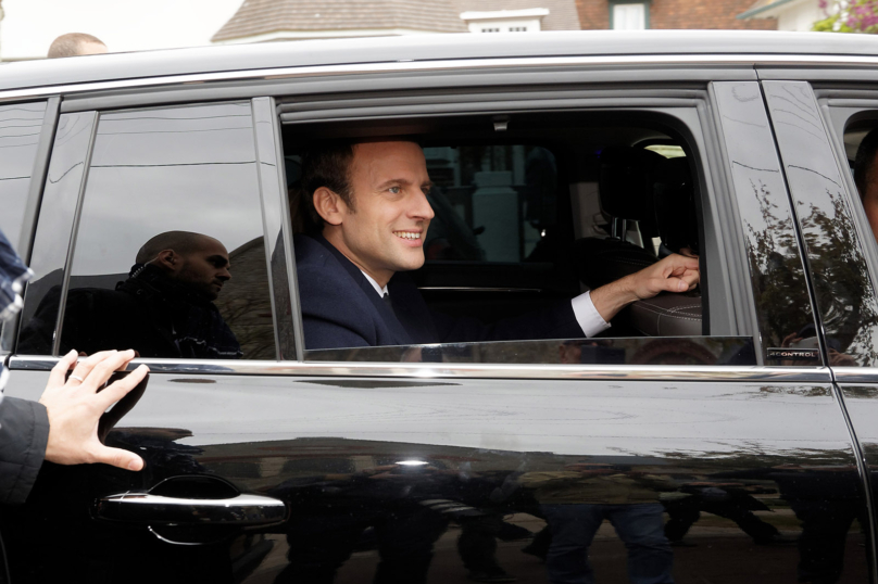 Ça roule pour Emmanuel Macron