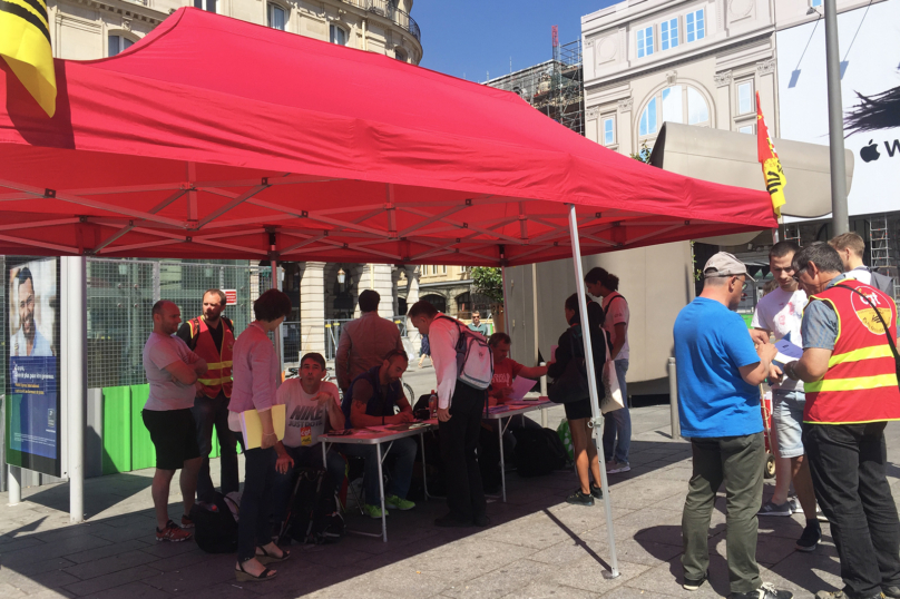 La CGT double la SNCF pour recruter des cheminots