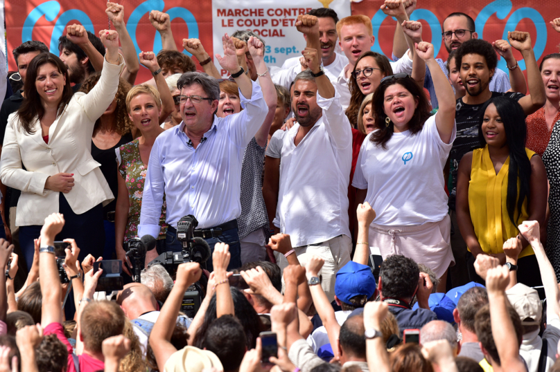 La France insoumise veut prendre la tête du cortège