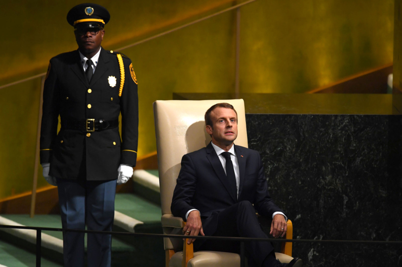 Un bobard de M. Macron